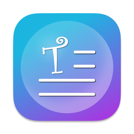 Teleprompter: Floating Notes App Icon - 悬浮提词器应用图标
